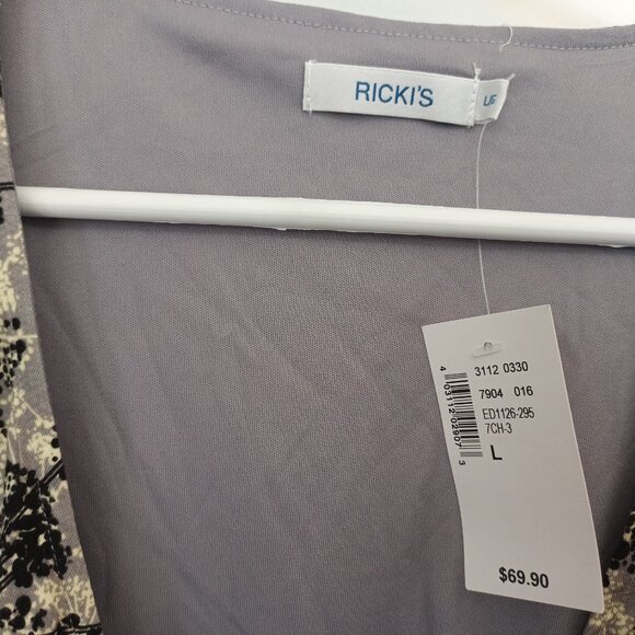 Ricki's New Women's Cross Front Dress Size Large - Picture 2 of 6